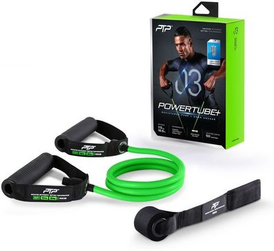 PTP Fitnessband Powertube+ Resistance Tube + Tür Anker Set