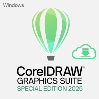 CorelDRAW Graphics Suite Special Edition 2025 OEM Win10/11 Dauerlizenz, Download