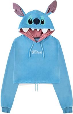 Lilo &amp; Stitch - Stitch - Women's Novelty Cropped Hoodie