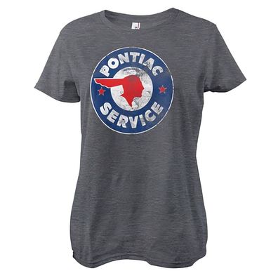 Pontiac Damen T-Shirt Service Logo Girly Tee GM-5-PONT001-H50-7