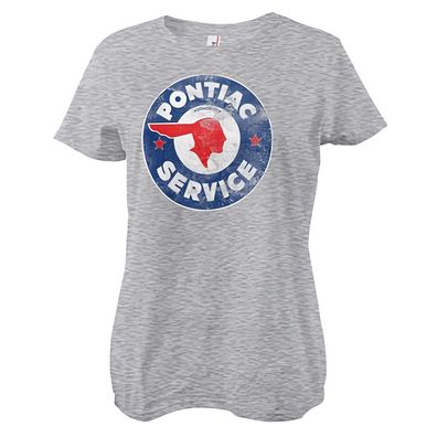 Pontiac Damen T-Shirt Service Logo Girly Tee GM-5-PONT001-H50-7