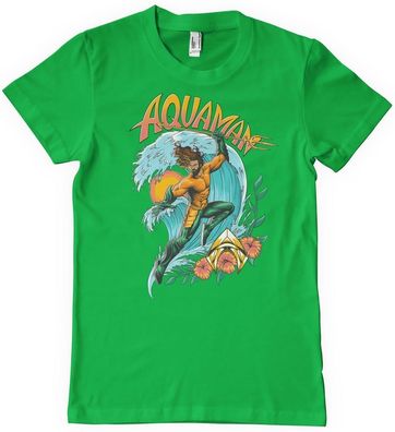 Aquaman T-Shirt Surf Style T-Shirt WB-1-AQLK001-DTF869
