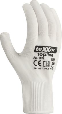 teXXor Topline Feinstrick-Handschuhe Nylon (12 Paar) 1922