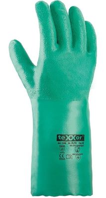 teXXor Nitril-Handschuhe Geraute Oberfläche (12 Paar) 2366