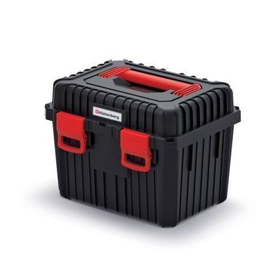 Werkzeugkoffer Werkzeugbox 360x585x337 Toolbox Heavy Schwarz Kunststoff