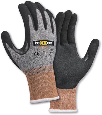 teXXor Schnittschutz-Strickhandschuhe Cut E (12 Paar) 2630