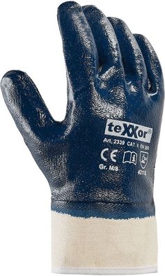 teXXor Nitril-Handschuhe Stulpe (12 Paar) 2339