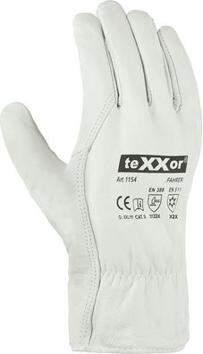 teXXor Rindnappaleder-Winterhandschuhe Fahrer-Winter (12 Paar) 1154