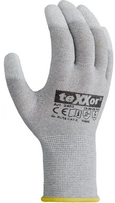 teXXor Strickhandschuhe ESD 1 (12 Paar) 2403