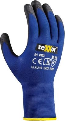 teXXor Nylon-Strickhandschuhe Touch (12 Paar) 2402