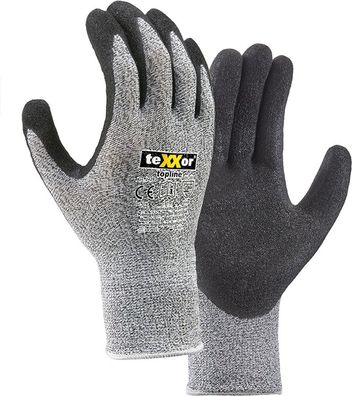 teXXor Topline Schnittschutz-Handschuhe Nitril E (12 Paar) 2429