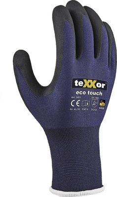 teXXor Nylon-Strickhandschuhe Eco Touch® (12 Paar) 2451