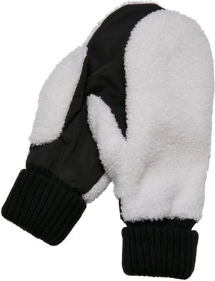 Urban Classics Handschuhe Basic Sherpa Gloves Black/Offwhite