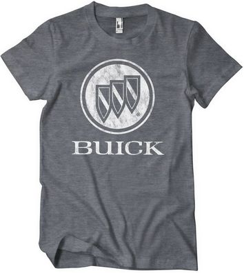 Buick T-Shirt Distressed Logo T-Shirt GM-1-BUICK005-H54-1
