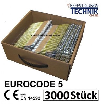34° Streifennägel 3,1x80mm Glatt blank Paslode Senco HC58APB Tjep Prebena Hikoki 3,0M