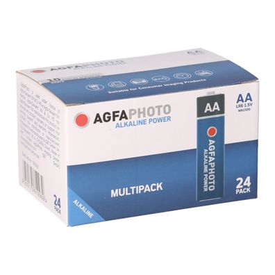 Agfaphoto Batterie Alkaline Mignon AA LR06 1.5V 24 Stück
