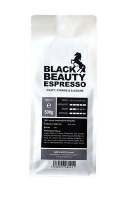 Mee Kaffee Black Beauty Espresso - 1 kg ganze Bohne
