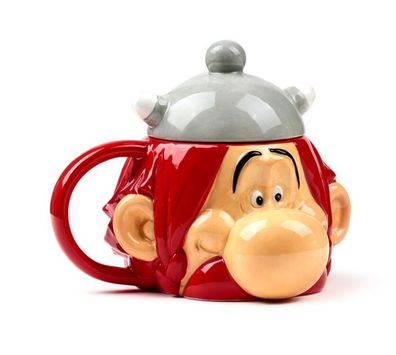 Obelix 3D Keramik Tasse mit Deckel 480ML - Deco Geschenk