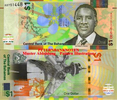 Bahamas 1 Dollar 2017 Unc. P. 77 6215#