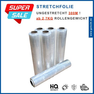 GEWA Stretchfolie Wickelfolie Strechfolie Umzugsfolie Palettenfolie 17,20,23 my
