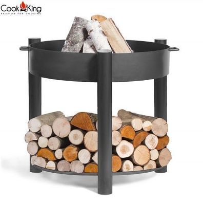 Premium Gartenfeuer Terassenfeuer Feuerschale 70cm / Höhe 80cm