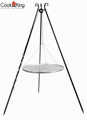 Schwenkgrill 180 cm - Grillrost aus Edelstahl 50-80 cm