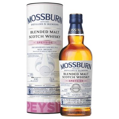 Mossburn Speyside Blended Malt Scotch Whisky 0,7 l