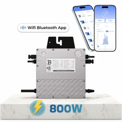 BENY Mikro Wechselrichter Inverter BYM800 800 Watt für Balkonkraftwerk 2MPPT