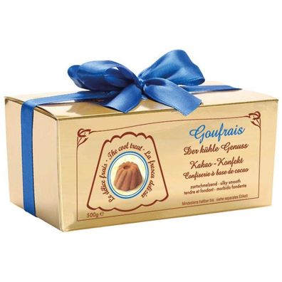 Goufrais Gugelhupf Schatzkiste 500g Kakaokonfekt 100% Kakaopulver Schokolade