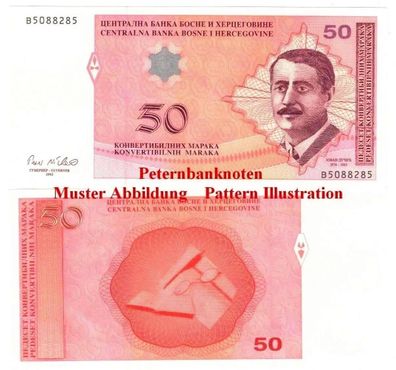 Bosnien H. / BOSNIA 50 Convertible Maraka 20.02 P68b Unc 65995#
