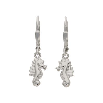 Kinderohrringe mit Seepferdchen aus Silber 925 JL10-06-3694