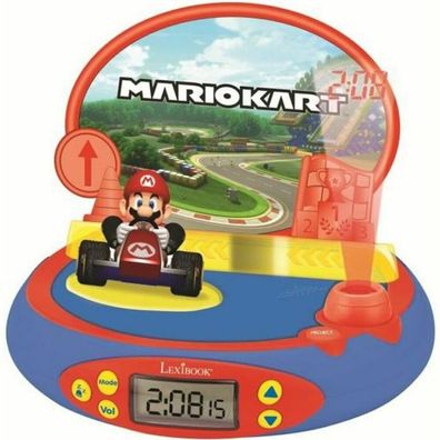 Super Mario Projector Alarm Clock With Sounds 3d