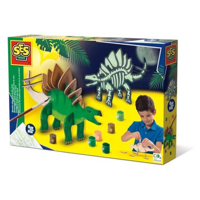 Wooden Dino Glow In The Dark