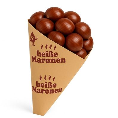 Maroni Spitztüten aus Papier praktisch umweltfreundlich 250g