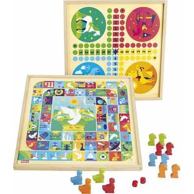 Tischspiel Jeujura Game of goose and small horses (FR)