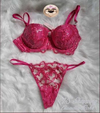 Victoria´s Secret * Dream Angels * BH-Set & String * Schimmer * Herz * Stickerei *
