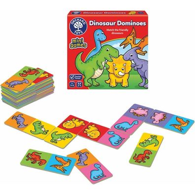Dinosaurier Domino Mini Spiel