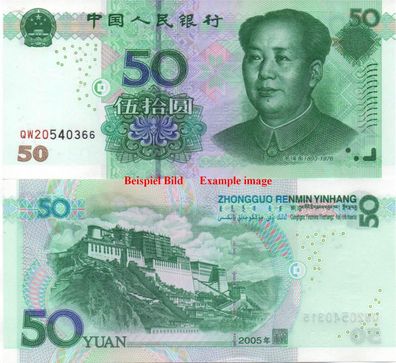 CHINA 50 Yuan 2005 Unc. P 906 9001#