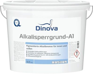 Dinova Alkalisperrgrund-A1 - 12,5 Liter weiß pigmentiert
