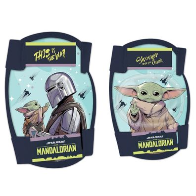 Star Wars Mandalorian Knie und Ellenbogenschützer Schützer für Kinder – Perfekt