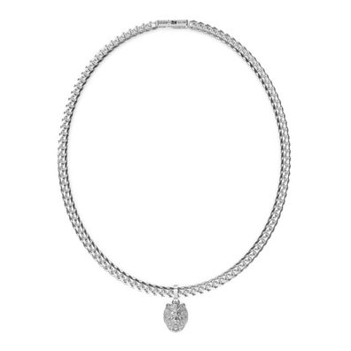 Luxury steel necklace with Lion King pendant JUMN01301JWSTT/U