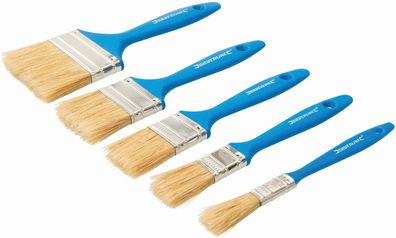 Silverline Pinsel Einweg-Farbpinsel, 5-tlg. Satz 5-tlg