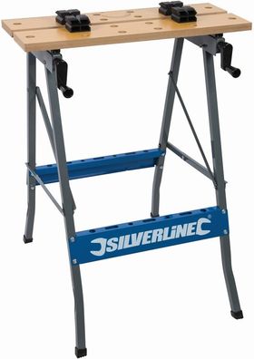 Silverline Werkbank / -Zubehör Klappwerkbank 100 kg