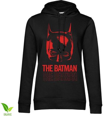 Batman Layered Logo Girls Hoodie Damen Black