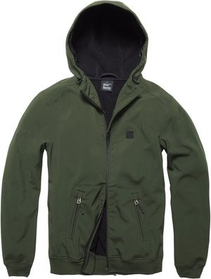 Vintage Industries Funktionsjacke Ashore Softshell Jacket Dark Olive