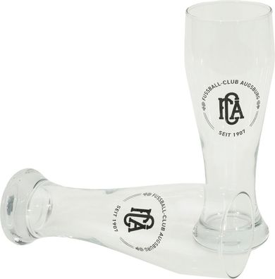 FC Augsburg Weizenbierglas 2er Set 3023416-0,5l