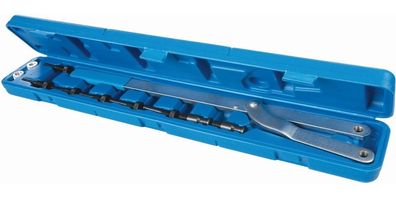 Silverline Kfz Werkzeug Universal-Riemenscheibenhalter mit Tauschzapfen, 11-tlg