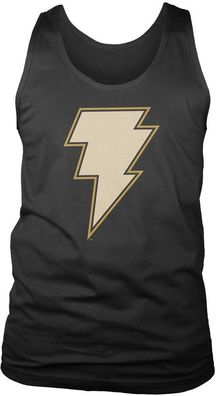 Black Adam Lightning Logo Tank Top Black