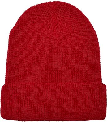 Flexfit Mütze Recycled Yarn Waffle Knit Beanie Red