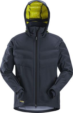 Snickers Jacke FlexiWork, Windstopper 3-lagige Steppjacke Navy